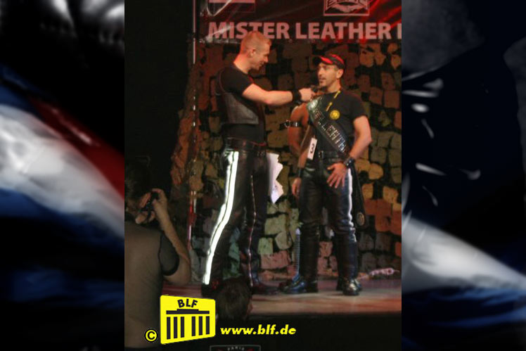 MR. LEATHER EUROPE 2008 - Intervista [Universal Hall - Berlin - 18 ottobre 2008]