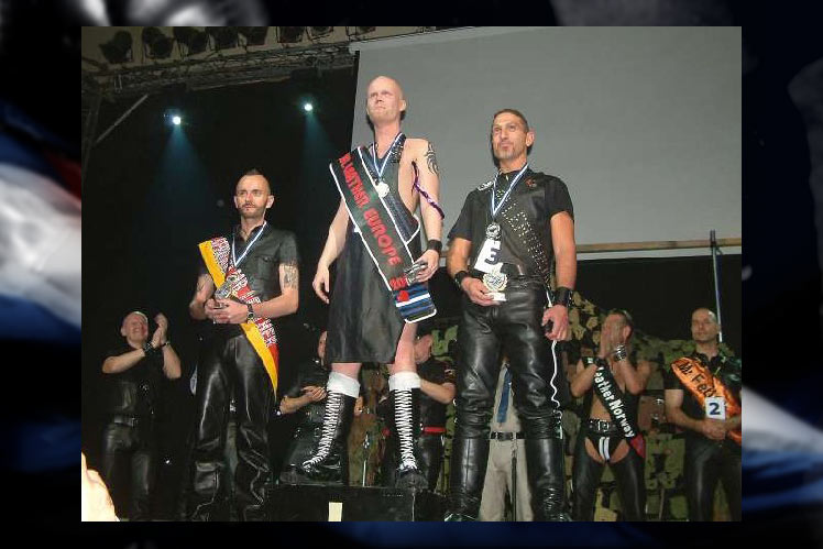 MR. LEATHER EUROPE 2008 - I vincitori: la conquista del 2° posto [Universal Hall - Berlin - 18 ottobre 2008]