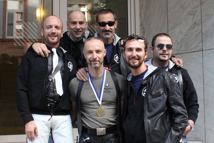 With italian friends - MR. LEATHER EUROPE [Frankfurt, 1 - 3 ottobre 2010]