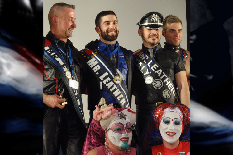 I vincitori on stage: 1st runner up - MR. LEATHER EUROPE 2012 [Hamburg, 19 - 21 ottobre 2012]