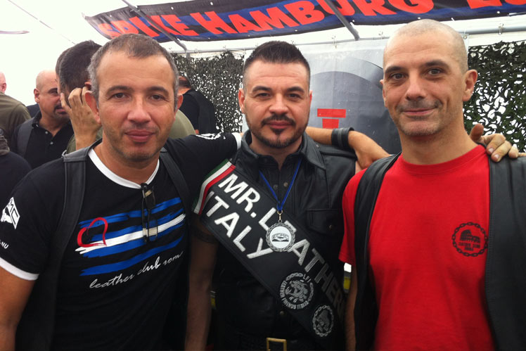 Al brunch: gli amici del Leather Club Roma - MR. LEATHER EUROPE 2012 [Hamburg, 19 - 21 ottobre 2012]